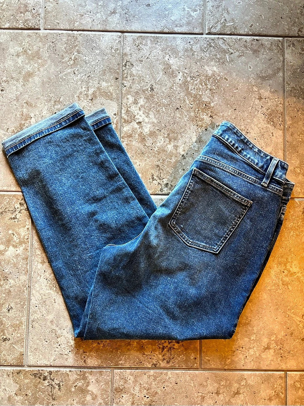 Lane Bryant Flex Magic Waistband Curvy Fit High-Rise Girlfriend Straight Size 16
